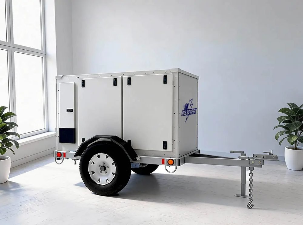 PulseTrek battery energy storage trailer